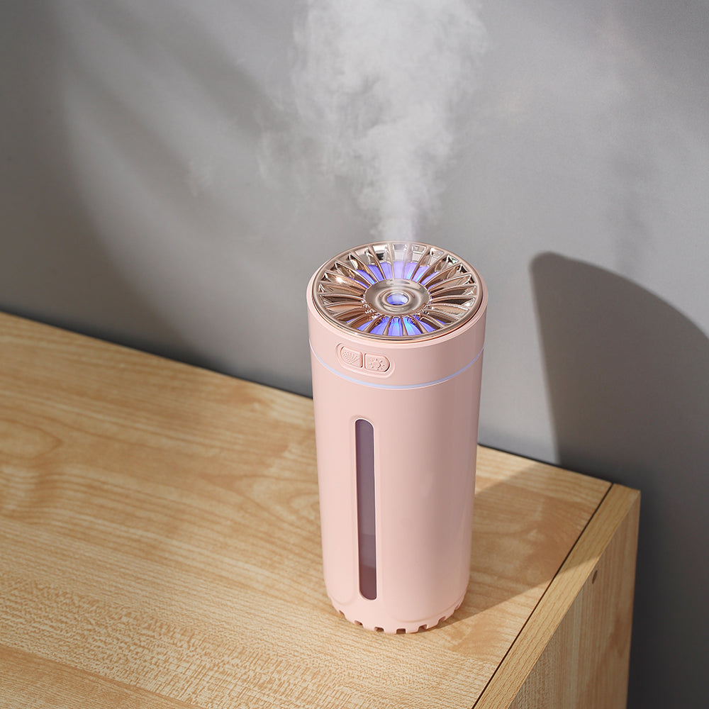 New small large fog volume silent portable usb car aromatherapy phantom cup colorful night light car humidifier