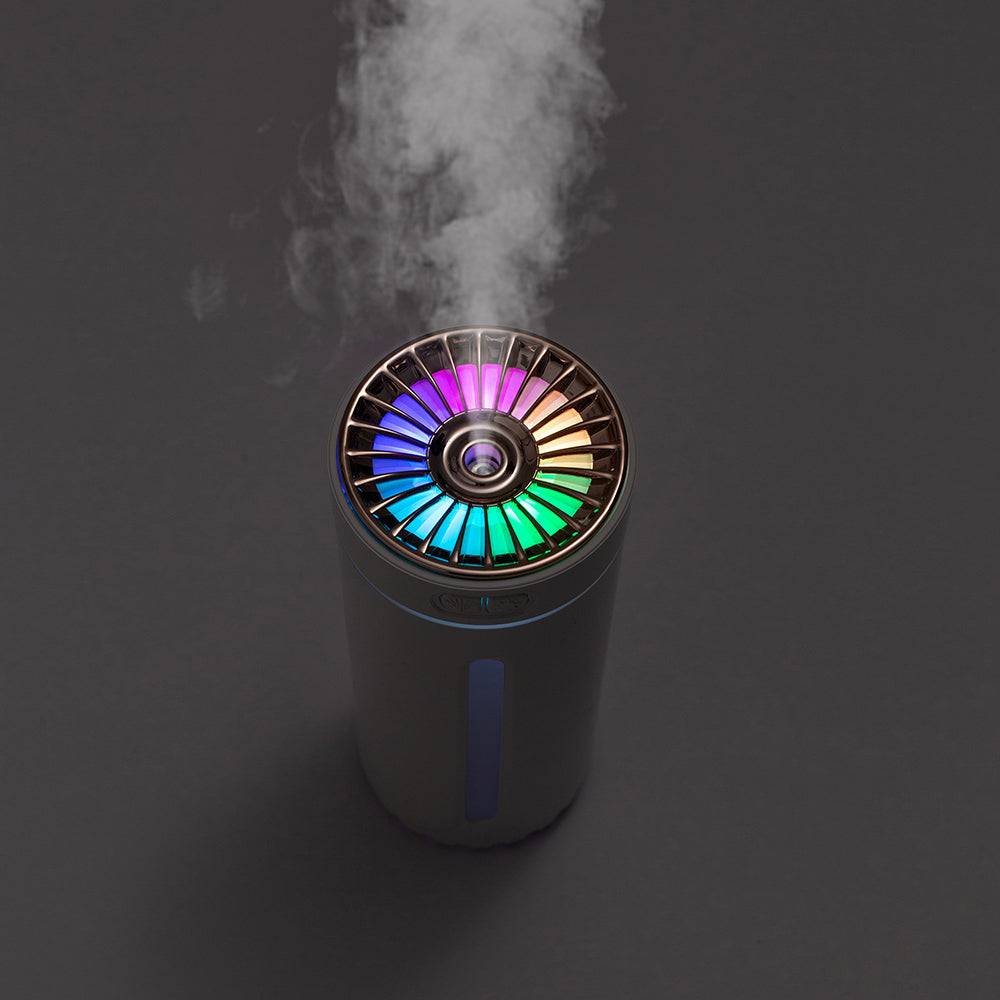 New small large fog volume silent portable usb car aromatherapy phantom cup colorful night light car humidifier