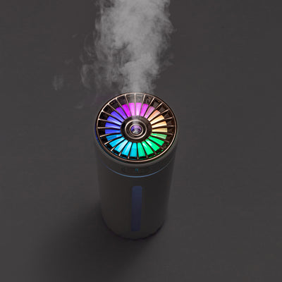 New small large fog volume silent portable usb car aromatherapy phantom cup colorful night light car humidifier